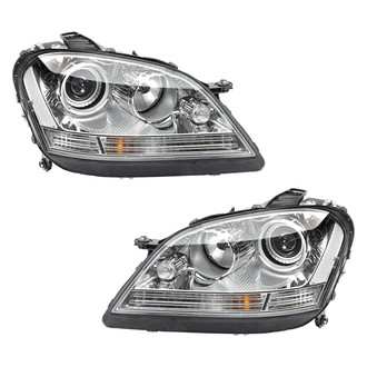 Pacific Best® - Driver and Passenger Side Replacement Headlight Set (Standard Line)