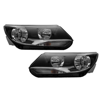 Pacific Best® - Driver and Passenger Side Replacement Headlight Set (CAPA Certified)