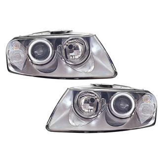 Pacific Best® - Driver and Passenger Side Replacement Headlight Set (Standard Line)
