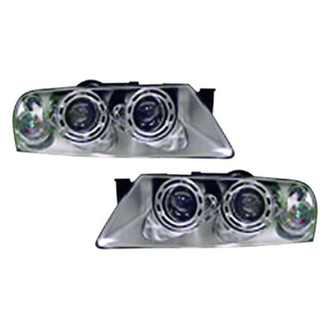 Pacific Best® - Driver and Passenger Side Replacement Headlight Set (Standard Line)