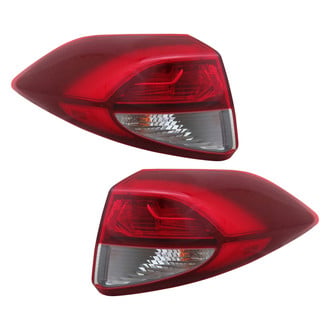 Pacific Best® - Driver and Passenger Side Outer Replacement Tail Lights (Standard Line)