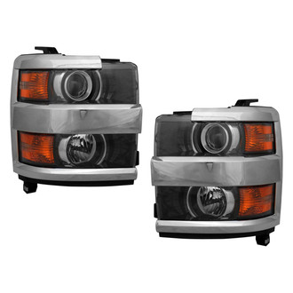 Pacific Best® - Driver and Passenger Side Replacement Headlight Set (Standard Line)