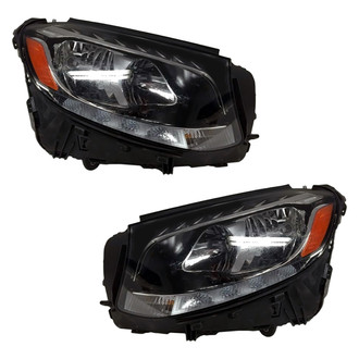 Pacific Best® - Driver and Passenger Side Replacement Headlight Set (Standard Line)