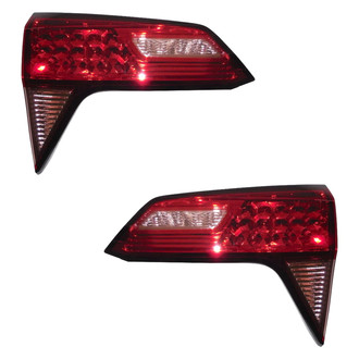 Pacific Best® - Driver and Passenger Side Inner Replacement Tail Lights (Standard Line)