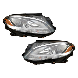 Pacific Best® - Driver and Passenger Side Replacement Headlight Set (Standard Line)