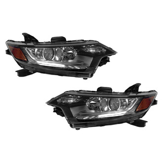 Pacific Best® - Driver and Passenger Side Replacement Headlight Set (CAPA Certified)