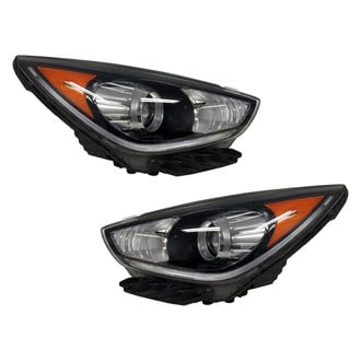 Pacific Best® - Driver and Passenger Side Replacement Headlight Set (NSF Certified)