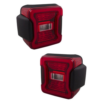 Pacific Best® - Driver and Passenger Side Replacement Tail Lights (Standard Line)
