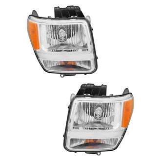 Pacific Best® - Driver and Passenger Side Replacement Headlight Set (Standard Line)