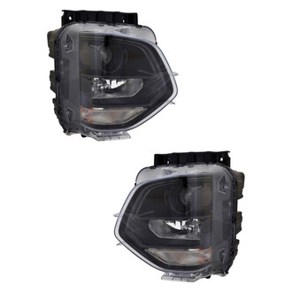 Pacific Best® - Driver and Passenger Side Replacement Headlight Set (Standard Line)