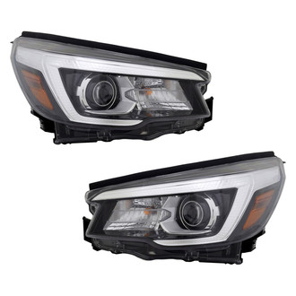 Pacific Best® - Driver and Passenger Side Replacement Headlight Set (Standard Line)