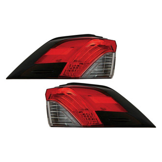 Pacific Best® - Driver and Passenger Side Outer Replacement Tail Lights (Standard Line)