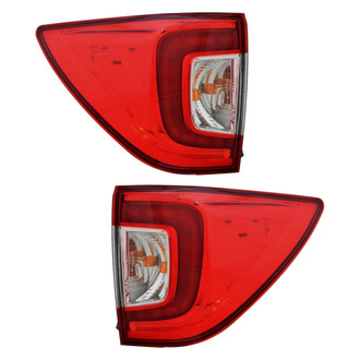 Pacific Best® - Driver and Passenger Side Replacement Tail Lights (Standard Line)