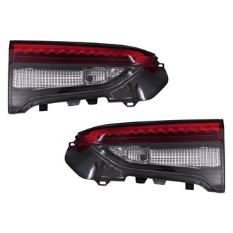Pacific Best® - Driver and Passenger Side Inner Replacement Tail Lights (CAPA Certified)