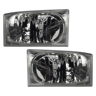 Pacific Best® - Driver and Passenger Side Replacement Headlight Set (CAPA Certified)