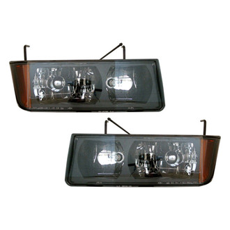 Pacific Best® - Driver and Passenger Side Replacement Headlight Set (Standard Line)