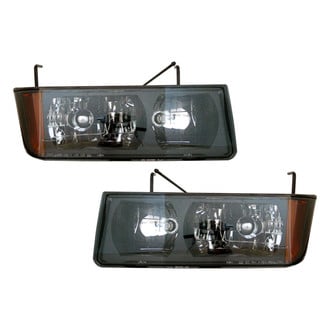 Pacific Best® - Driver and Passenger Side Replacement Headlight Set (CAPA Certified)