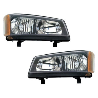 Pacific Best® - Driver and Passenger Side Replacement Headlight Set (Standard Line)