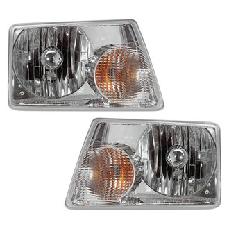 Pacific Best® - Driver and Passenger Side Replacement Headlight Set (CAPA Certified)