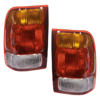 Pacific Best® - Driver and Passenger Side Replacement Tail Lights (Standard Line)