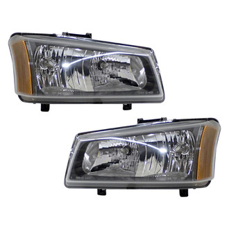 Pacific Best® - Driver and Passenger Side Replacement Headlight Set (CAPA Certified)