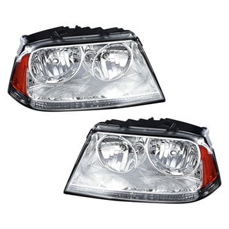 Pacific Best® - Driver and Passenger Side Replacement Headlight Set (Standard Line)