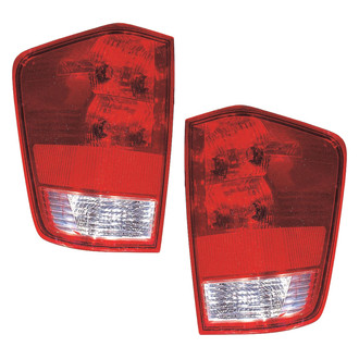 Pacific Best® - Driver and Passenger Side Outer Replacement Tail Lights (CAPA Certified)