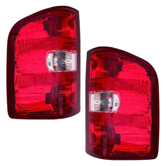 Pacific Best® - Driver and Passenger Side Replacement Tail Lights (Standard Line)