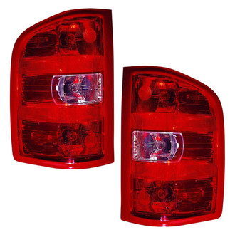 Pacific Best® - Driver and Passenger Side Replacement Tail Lights (Standard Line)