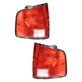 Pacific Best® - Driver and Passenger Side Replacement Tail Lights (CAPA Certified)