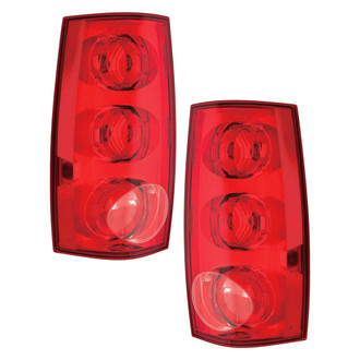 Pacific Best® - Driver and Passenger Side Replacement Tail Lights (CAPA Certified)