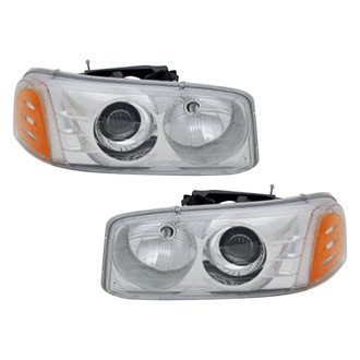 Pacific Best® - Driver and Passenger Side Replacement Headlight Set (Standard Line)