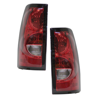 Pacific Best® - Driver and Passenger Side Replacement Tail Light Lens and Housings (CAPA Certified)