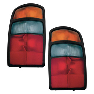 Pacific Best® - Driver and Passenger Side Replacement Tail Lights (CAPA Certified)