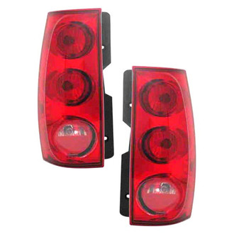 Pacific Best® - Driver and Passenger Side Replacement Tail Lights (Standard Line)