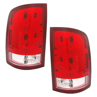 Pacific Best® - Driver and Passenger Side Replacement Tail Lights (CAPA Certified)