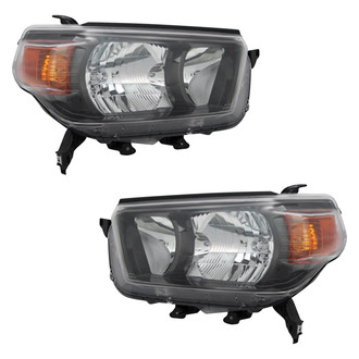 Pacific Best® - Driver and Passenger Side Replacement Headlight Set (CAPA Certified)