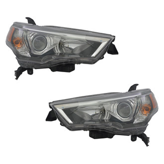Pacific Best® - Driver and Passenger Side Replacement Headlight Set (Standard Line)