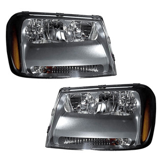 Pacific Best® - Driver and Passenger Side Replacement Headlight Set (NSF Certified)