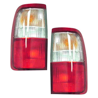 Pacific Best® - Driver and Passenger Side Replacement Tail Lights (Standard Line)