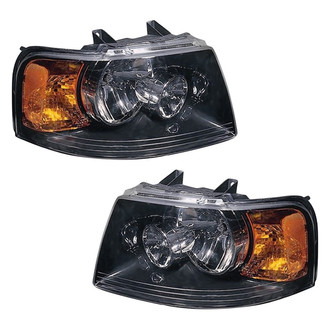 Pacific Best® - Driver and Passenger Side Replacement Headlight Set (CAPA Certified)