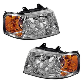 Pacific Best® - Driver and Passenger Side Replacement Headlight Set (Standard Line)