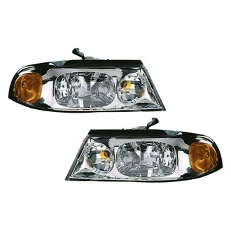 Pacific Best® - Driver and Passenger Side Replacement Headlight Set (Standard Line)