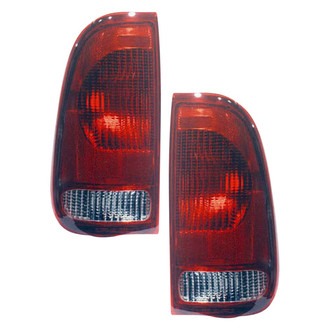 Pacific Best® - Driver and Passenger Side Replacement Tail Lights (CAPA Certified)