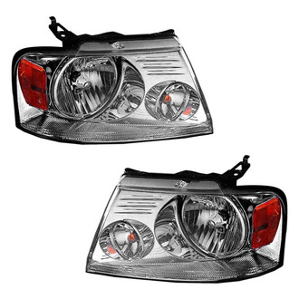 Pacific Best® - Driver and Passenger Side Replacement Headlight Set (CAPA Certified)