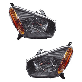 Pacific Best® - Driver and Passenger Side Replacement Headlight Set (Standard Line)