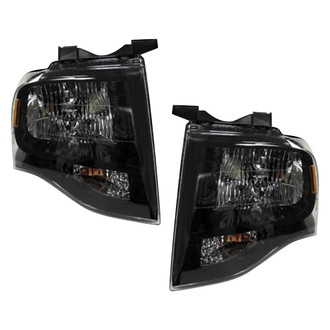 Pacific Best® - Driver and Passenger Side Replacement Headlight Set (CAPA Certified)