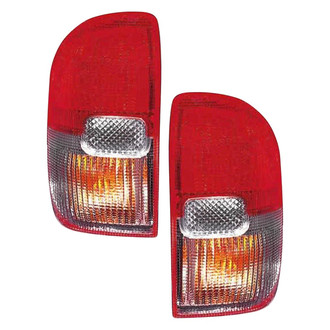 Pacific Best® - Driver and Passenger Side Replacement Tail Lights (Standard Line)