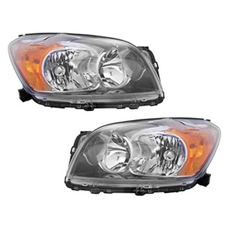 Pacific Best® - Driver and Passenger Side Replacement Headlight Set (Standard Line)