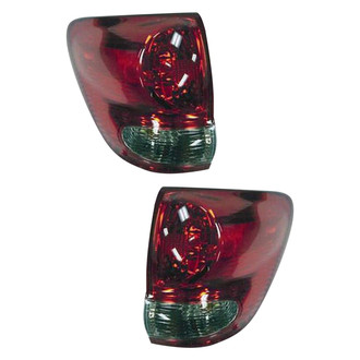 Pacific Best® - Driver and Passenger Side Outer Replacement Tail Lights (CAPA Certified)